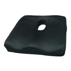 J&X 佳新 人體工學擺位坐墊 長40cm 寬40cm 高6cm 乳膠坐墊, 黑色