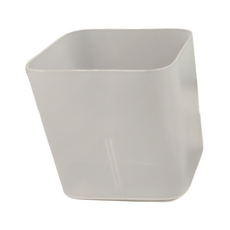 懶角落 冰箱側門分隔收納盒, 白色, 3個