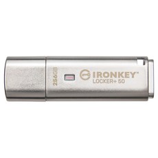 Kingston 金士頓 IronKey Locker Plus 50 AES Encrypted/USB-Cloud IK Locker Plus IKLP50, 256GB, 1個