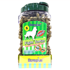 Boneplus 超效動能雙頭潔牙骨, 雙向動能潔牙刷頭設計, 360度旋轉滑動潔牙, 天然草本, 1.1kg, 1桶