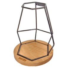 A-IDIO 阿迪優 304不鏽鋼手沖咖啡架組 櫸木底盤, 鑽石手沖架(黑), 1個