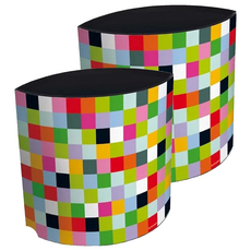 REMEMBER Wasty-Mosaic 韋斯特 雙面塗層紙筒 Coated Cardboard, 36 x 21 x 35cm, 馬賽克, 2個