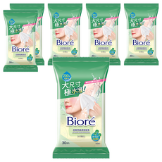 Biore 蜜妮 低摩擦護膚卸粧棉, 30片, 6包