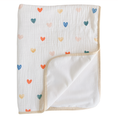 Chu-mi 啾米 竹纖維隔尿墊, 彩色愛心, 1條