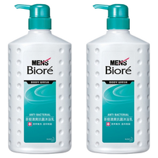 MEN's Biore 台灣公司貨 男性專用 茶樹清爽沐浴乳, 750ml, 2瓶