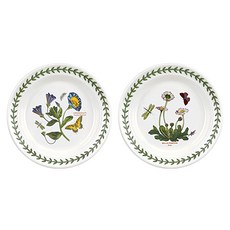 PORTmeIRION 波特玫琳恩 經典植物園系列, 2個, 餐盤, 款式隨機