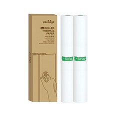 peripage 愛立熊 紙捲款 長效型 適用Y200 210x30mm 1卷總長7.45米 留影10-15年, A4, 2捲