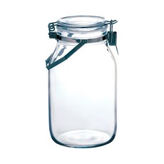 SEISHO 星硝 手提扣式玻璃密封罐, 2L 日本製, 1罐