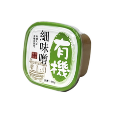 味榮 有機細味噌 純素, 500g, 1盒