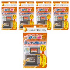 FCC 不動化學 橘子油微波爐清潔海綿組 橘油萃取 清潔/除菌/消臭, 不適用, 5組