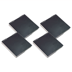 小麥購物 G757 活頁筆記本外殼 45g, 黑色, 4本