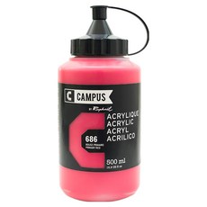 CAMPUS 康普思 壓克力顏料 N131761 686 原色紅, 500ml, 1色