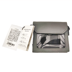 KING JIM Flatty One Mile多用途可斜背收納袋 mini, 灰色, 115 x 87 x 50mm