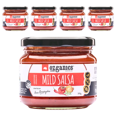 Ozganics 澳洲有機莎莎醬, 淡味, 310g, 5罐