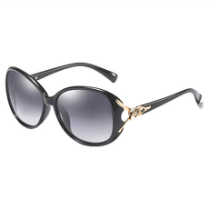 Quinta UV400 偏光 時尚潮流 太陽眼鏡, 黑色, 鏡腳長:13cm 鏡總寬:13.8cm