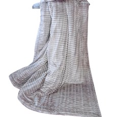 INDIAN 印地安 3D 仿貂毛雙人羊絨毯, 灰