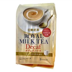 日東紅茶 皇家奶茶 低咖啡因 北海道產全粉乳使用, 12.5g, 8條, 1袋