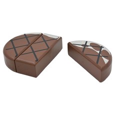 WOODY PUDDY 牛排 漢堡排 隱藏式磁鐵設計 超安全 仿真切割感 好抓握大小, 1個