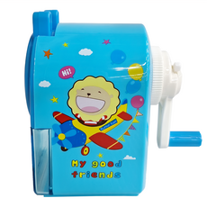 SIMBALION 雄獅 奶油獅 削鉛筆機，五段式筆尖，大小通吃, 飛機 藍, 1個