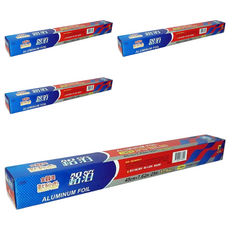 點秋香 鋁箔, 多用途食物包裝烹煮燒烤, 45cm*7.62m, 4盒