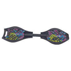 holiwaY 哈樂維 蛇板 繽紛黑 ABS強化塑膠 鋁造座 台灣製 耐重90公斤 6歲以上適用, 1個, 詳見說明書