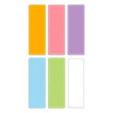 馬卡龍色防油防水超黏便利貼 60張, 可重複黏貼, 適用於多種筆, 1組, 少白色