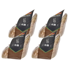 NATURAL FARM 自然牧場 耐咬系列狗零食 牛蹄, 紐西蘭天然, 大中小型犬適用, 55g, 4個