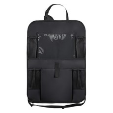 FANCY LIFE 汽車收納袋 02 前坐掛式6格大兜款, 黑色, 1個