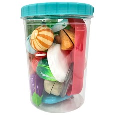 kidmate 孩子王 桶裝蔬果切切樂 Set, 益智玩具, 混款, 1盒