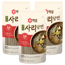 CJ BEKSUL 白雪 韓式冬粉 Q彈滑順 多種料理適用, 80g, 3包
