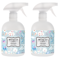 BOUQUET GARNI 衣物噴霧 清爽香皂, 嬰兒爽身粉香, 500ml, 2瓶