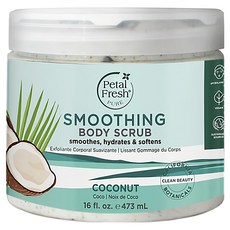 Petal Fresh 椰油可可身體去角質淨白霜, 473ml, 1罐
