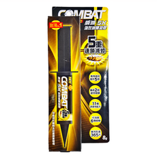 COMBAT 威滅 強效滅蟑凝膠餌劑 5重連鎖滅蟑 藥效長達365天, 8g, 1盒