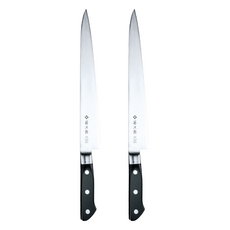TOJIRO JAPAN 藤次郎 筋引刀 F-805 專業料理刀具 240mm, 黑色 + 銀色, 1支