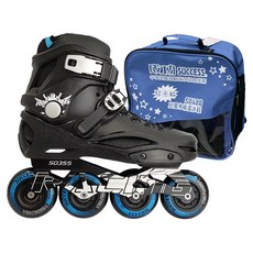 SUCCESS 成功 成人平花直排輪，附藍色鞋袋, S0355C-41B, 41號(25cm), 1雙