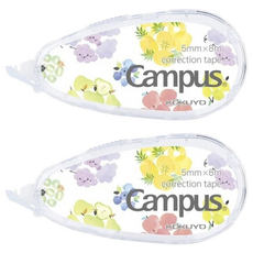 KOKUYO 國譽 Campus 象牙白修正帶 5mm x 8m, 象牙白, 2個