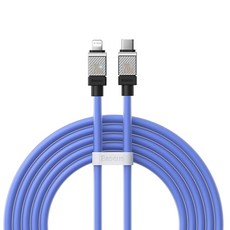 Baseus 倍思 酷玩系列 20W Type-C-iPhone 快充傳輸線, 2m, 藍色, 1條