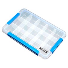 TRENY 防潮收納盒, 透明色 + 藍色, 1個