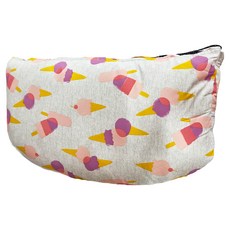 wildfun 野放 專利可調式功能枕 冰淇淋印花 100%聚酯纖維, 1個