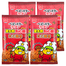 OYATSU 優雅食 BABY STAR 星太郎 點心麵 大阪章魚燒風味, 33g, 4包