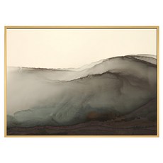 Boluo 菠蘿選畫所 掛畫 彩墨流水 CCIP4605D, 59.4 x 42cm, 木色