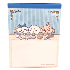 sun-star 吉伊卡哇午茶趣造型便條紙 - 藍色假日, 80張, 1本