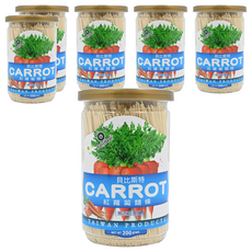 BabyBest 貝比斯特 紅蘿蔔麵條 嚴選食材 健康安心 無添加 台灣製造, 200g, 6罐