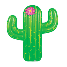 BIGMOUTH INC 美國造型仙人掌浮板，成人泳池海灘水上漂浮墊，加大尺寸，趣味造型, 1個, 仙人掌款