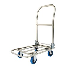 202不鏽鋼輕便可摺疊收納手推車, 小, 1個