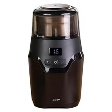 JwaY 電動可調30段咖啡磨豆機, 70ml, 黑色, 1個