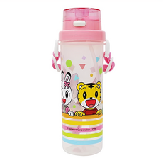 小巧吸管水壺 21.5 x 7.7 x 8.1cm, 巧虎粉, 500ml, 1個