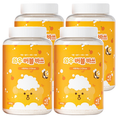 Aguard 泡泡入浴粉 柑橘香, 4罐, 400g