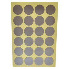 華麗牌 彩色標籤 WL-2032S 圓直徑20mm, 銀色, 288張, 20包