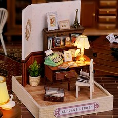 CUTE ROOM 智趣屋 DIY 手作袖珍屋 附防塵罩 QT031 多款任選, 雅致工作室, 1個